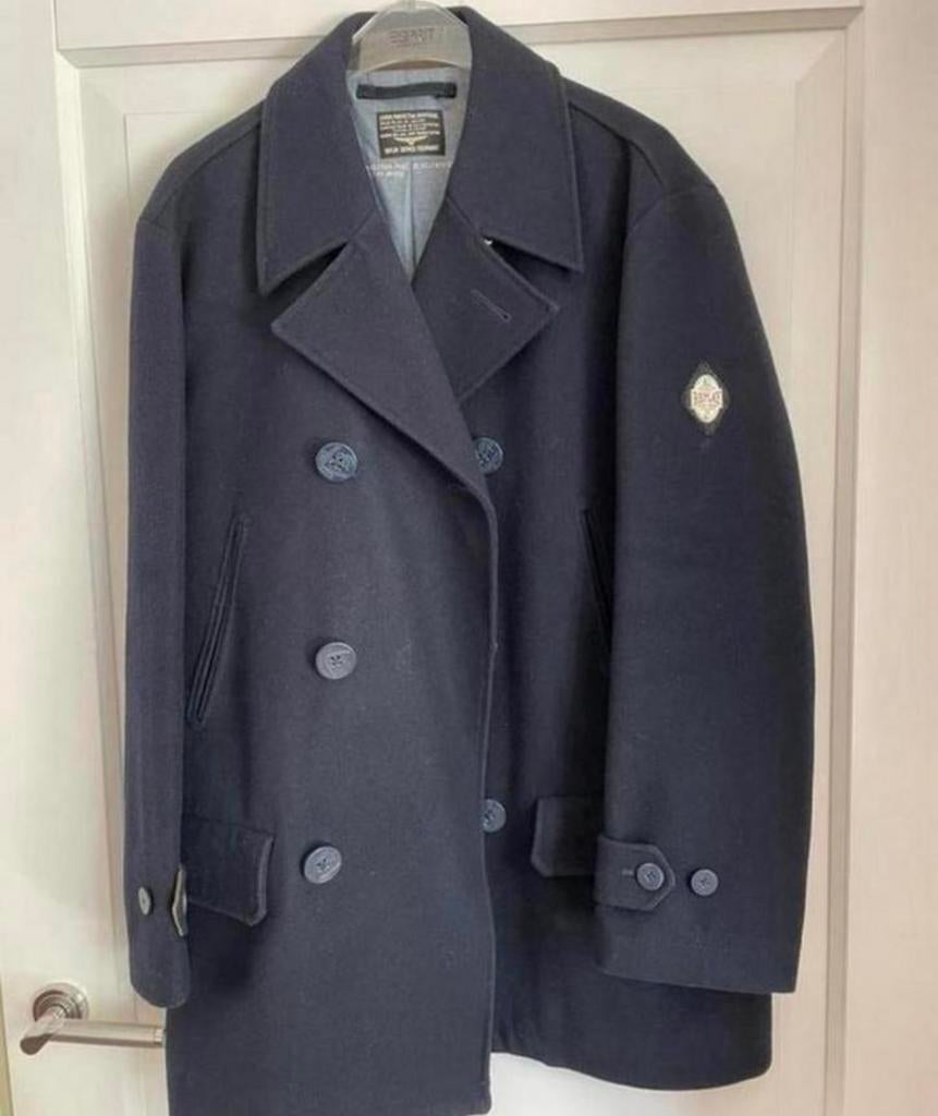 Replay marine blauwe herenjas - XL - Nieuw!, Kleding | Heren, Jassen | Winter, Ophalen of Verzenden, Nieuw, Maat 56/58 (XL), Blauw