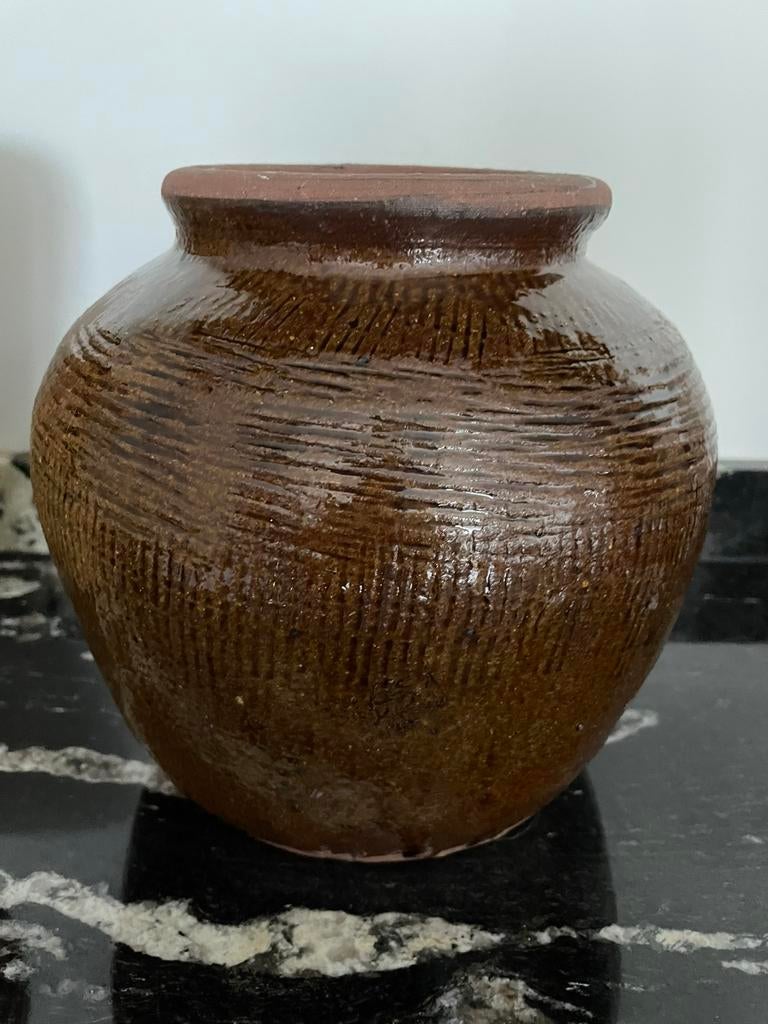Grote pot kruikpot kruiklamp kruik lamp vaas kruikvaas, Ophalen of Verzenden