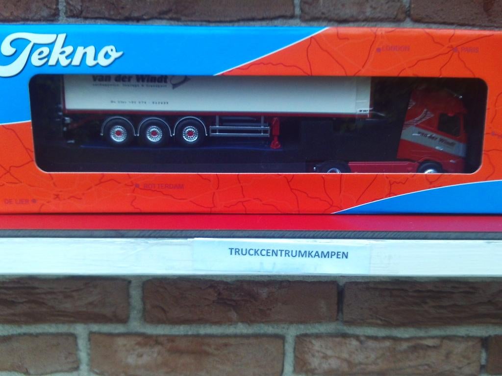 Tekno  Volvo  FH  Aero  van  van  der  Windt., Hobby en Vrije tijd, Modelauto's | 1:50, Ophalen of Verzenden, Nieuw, Bus of Vrachtwagen