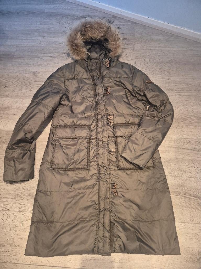 Moscow winterjas, Kleding | Dames, Jassen | Winter, Maat 46/48 (XL) of groter, Ophalen of Verzenden, Groen, Moscow