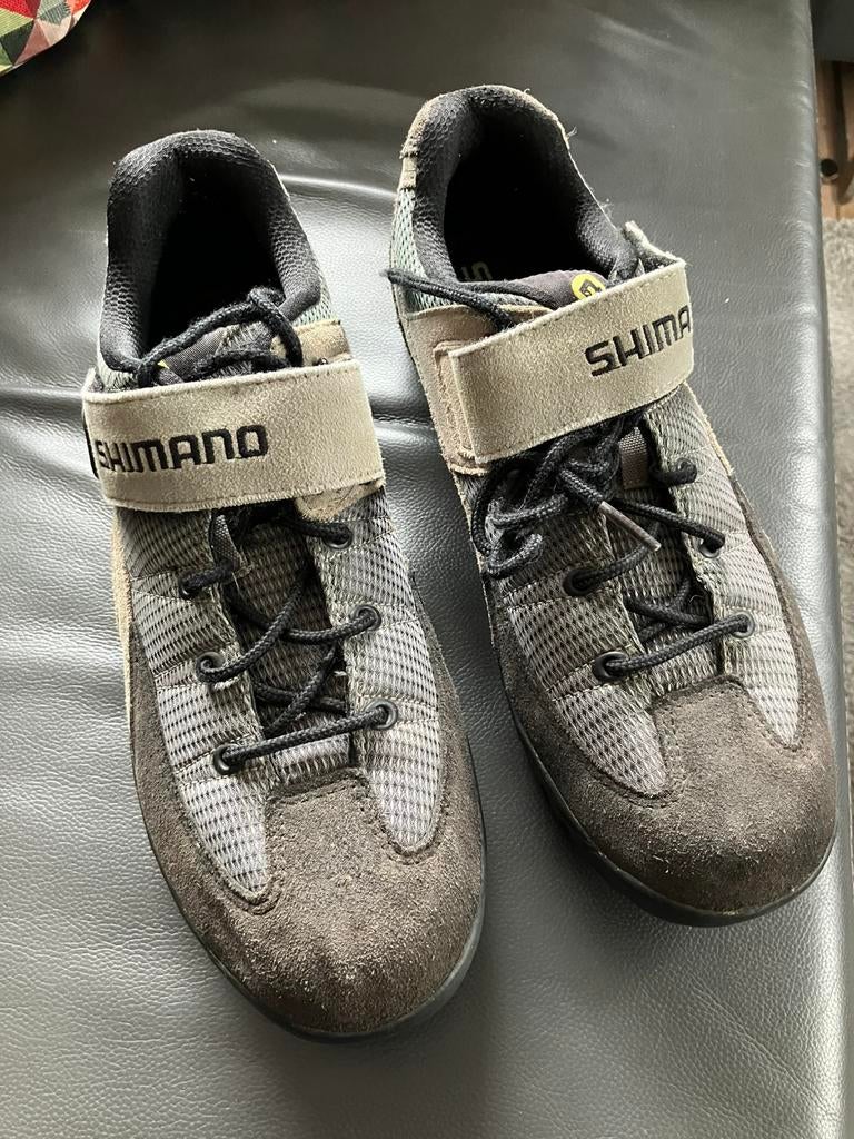 Shimano spinning schoenen met spd mt 44, Sport en Fitness, Ophalen of Verzenden, Zo goed als nieuw