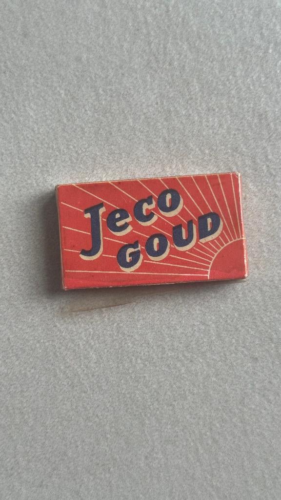 Doosje vintage scheermesjes Jeco Goud (ongeopend), Antiek en Kunst, Antiek | Gereedschap en Instrumenten, Ophalen of Verzenden