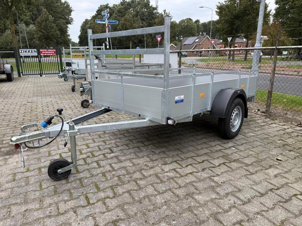 Syma aanhangwagen 250 x 130 750 kg Knott as, Ophalen, Nieuw