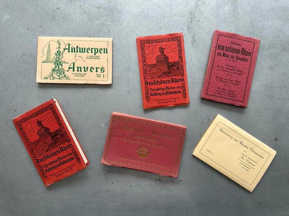 Oude Rijn Ansichtkaarten Boekjes / Leporello - Vintage, Verzamelen, Ansichtkaarten | Nederland, Ophalen of Verzenden, 1940 tot 1960