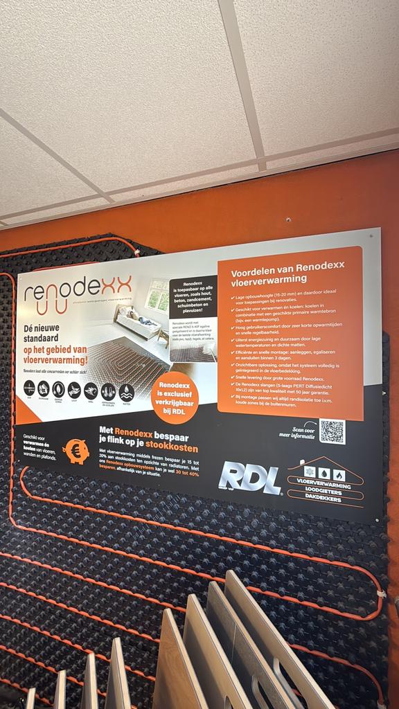 VLOERVERWARMING RENODEXX 2 CM + GRATIS INTERGAS KETEL!, 24-uursservice, Onderhoud