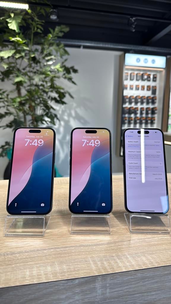  Apple iPhone 16 128GB - Zwart incl. 2 jaar garantie, Telecommunicatie, Mobiele telefoons | Apple iPhone, 128 GB, Zwart, Nieuw