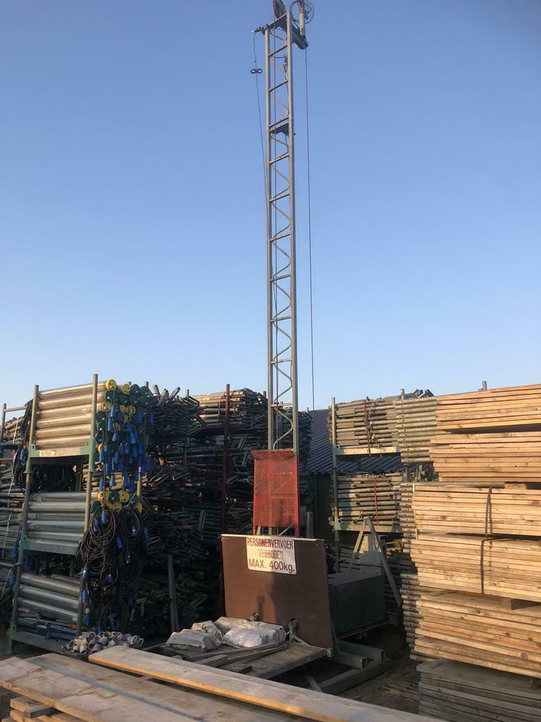 Bouwlift , lift , pannen lift , aanhanger bouwlift , 400 kg, Ophalen of Verzenden, Bouwlift