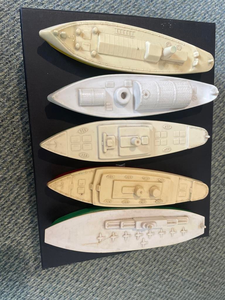 Vintage Cellulose Bootjes - 5 stuks, Ophalen of Verzenden