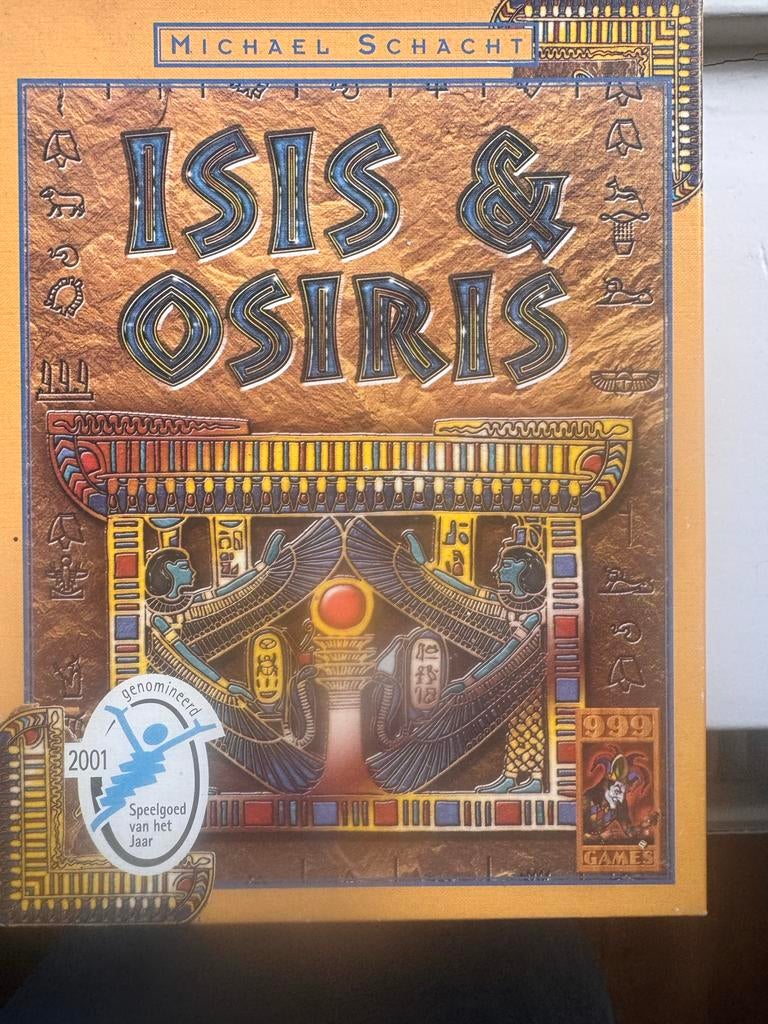 Isis & Osiris - 999 Games - Strategisch Bordspel, Een of twee spelers, Ophalen of Verzenden, Zo goed als nieuw
