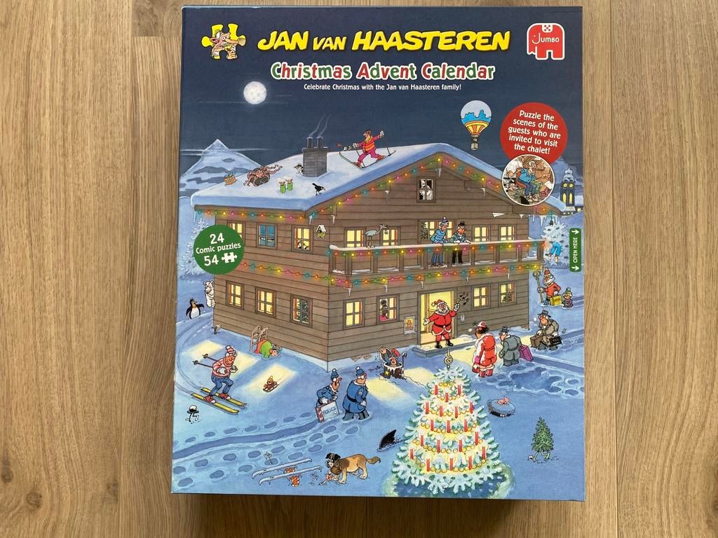 v Haasteren Advent kalender 2025, Hobby en Vrije tijd, Denksport en Puzzels, Ophalen of Verzenden, Minder dan 500 stukjes, Zo goed als nieuw