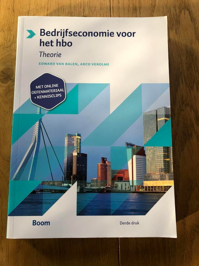Edward van Balen - Theorieboek, Edward van Balen; Arco Verolme, Ophalen of Verzenden, Management, Zo goed als nieuw
