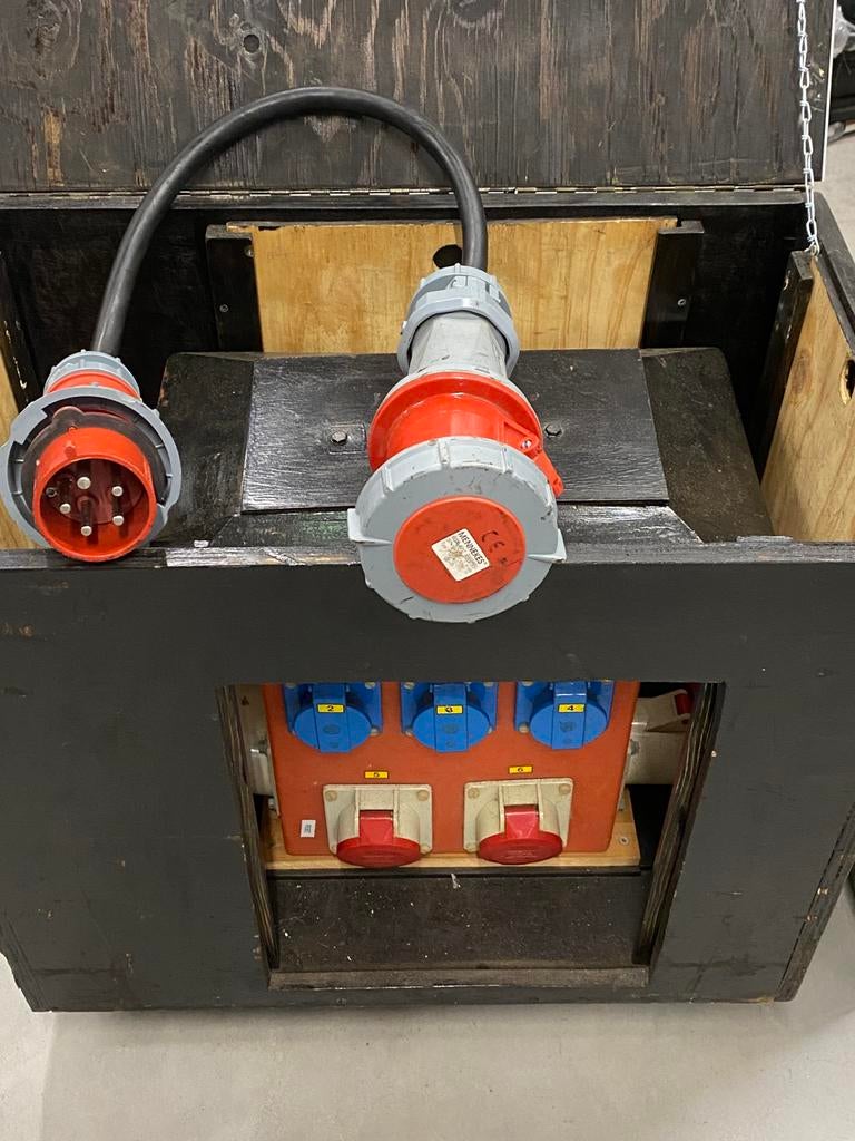 FI-Schutzschalter Bouwstroomkast/Stroomverdeler/220V & 380V, Ophalen of Verzenden