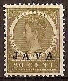 Ned-Indie NVPH nr 74 postfris Opdruk Java 1908, Postzegels en Munten, Ophalen of Verzenden, Postfris, Nederlands-Indië