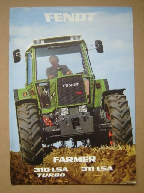 F 32 : Fendt Farmer 310 LSA . 311 LSA, Ophalen of Verzenden, Zo goed als nieuw, Folder