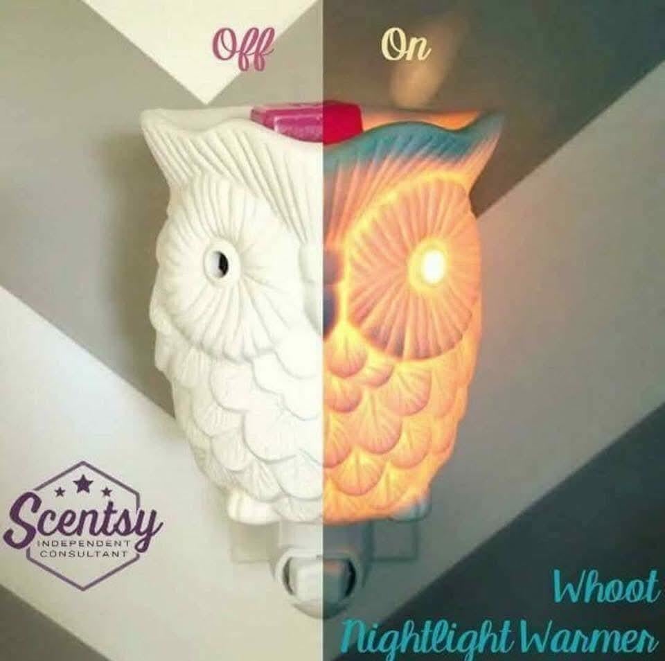 Scentsy Whoot Mini Warmer, Overige materialen, Wit, Nieuw, Ophalen of Verzenden