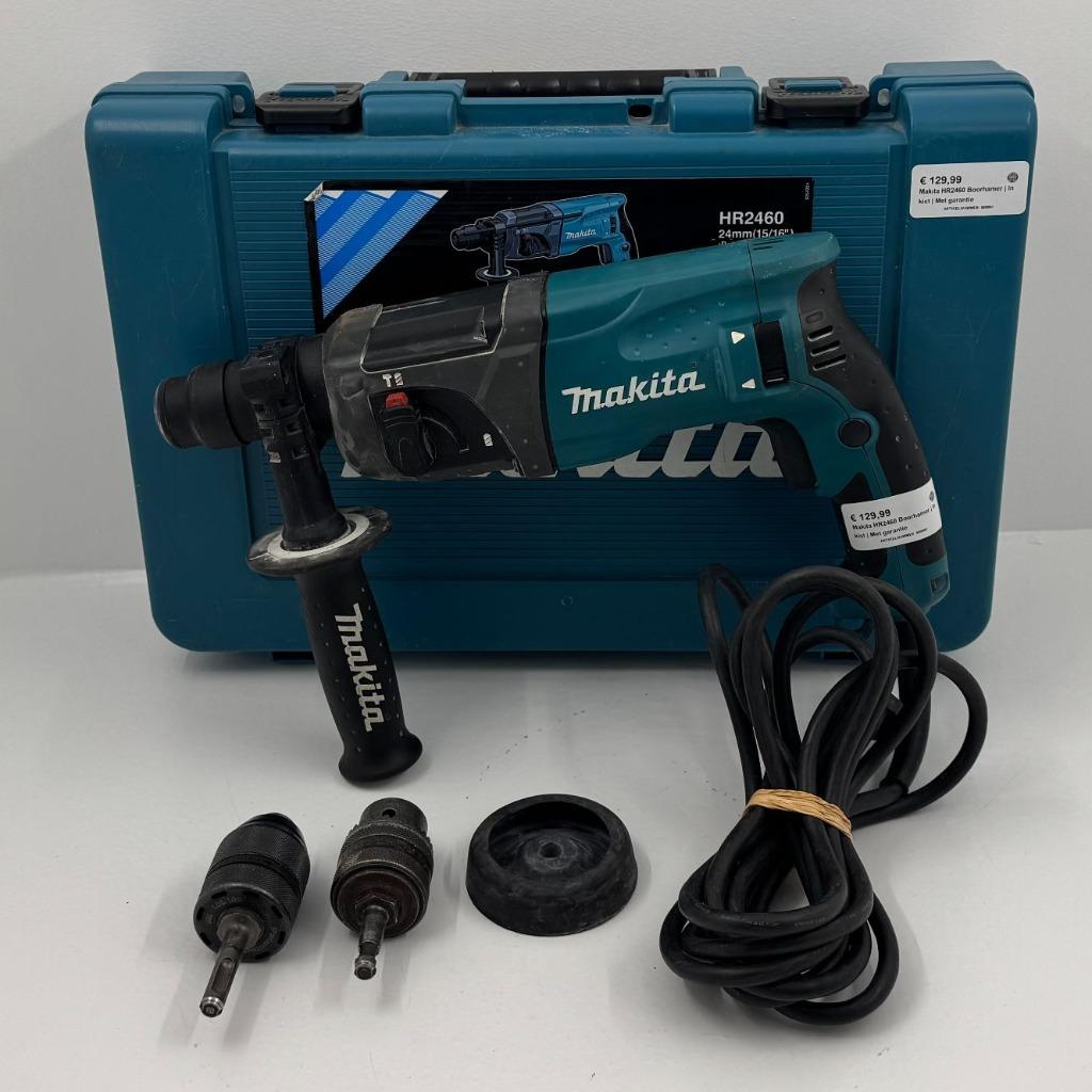 Makita HR2460 Boorhamer | In kist | Met garantie, Boor- en/of Breekhamer, Dordrecht@usedproducts.nl, Toulonselaan 72, Ophalen of Verzenden