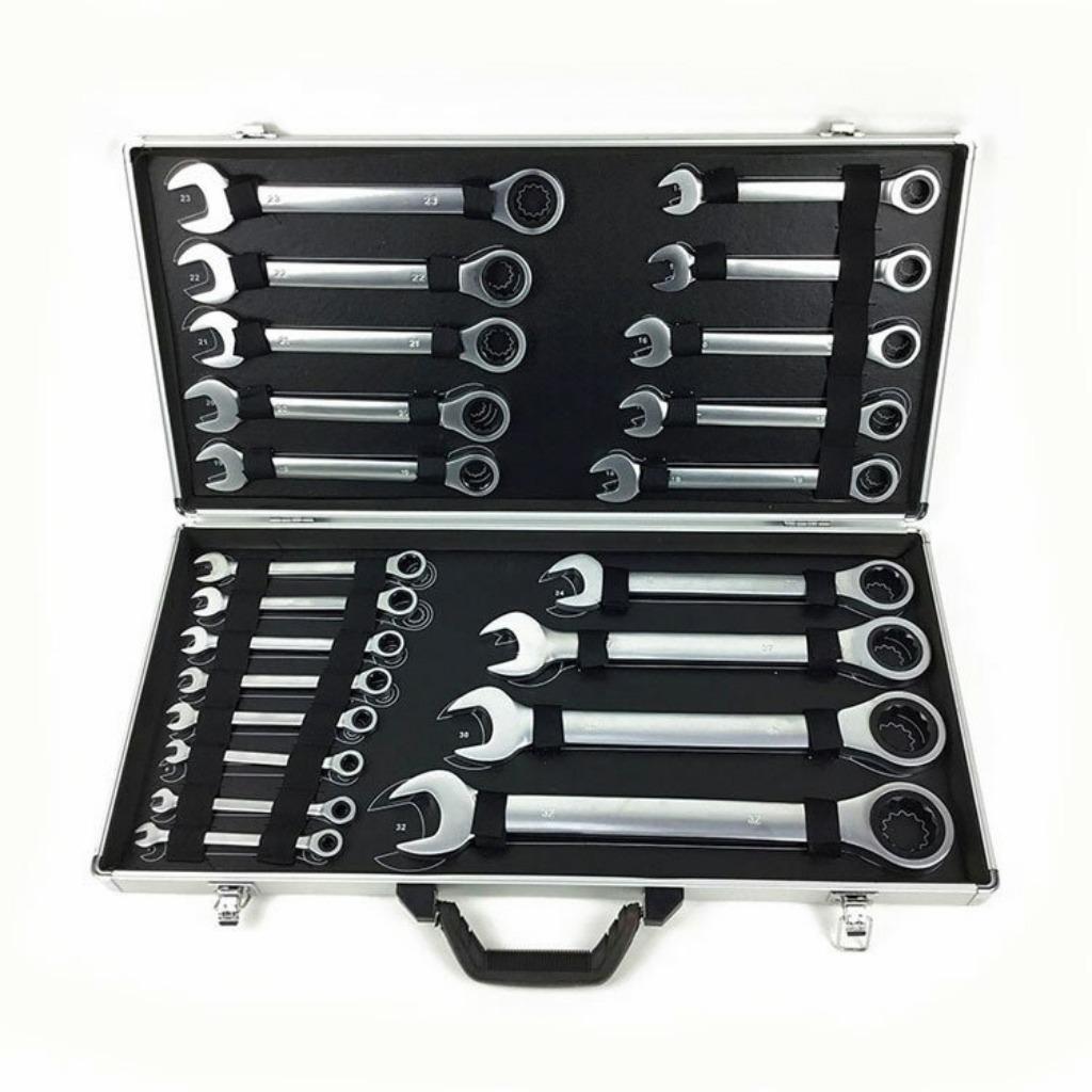 Ring ratel set 22 delig - Metallo - NIEUW leverbaar!, Nieuw, D, Ophalen, D