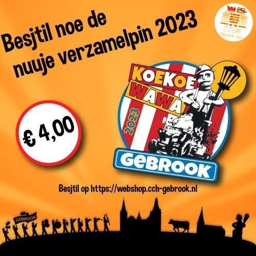 GEZOCHT CCH Gebrook Koekoewawa Pin Hoensbroek, Ophalen of Verzenden, Zo goed als nieuw, Speldje of Pin
