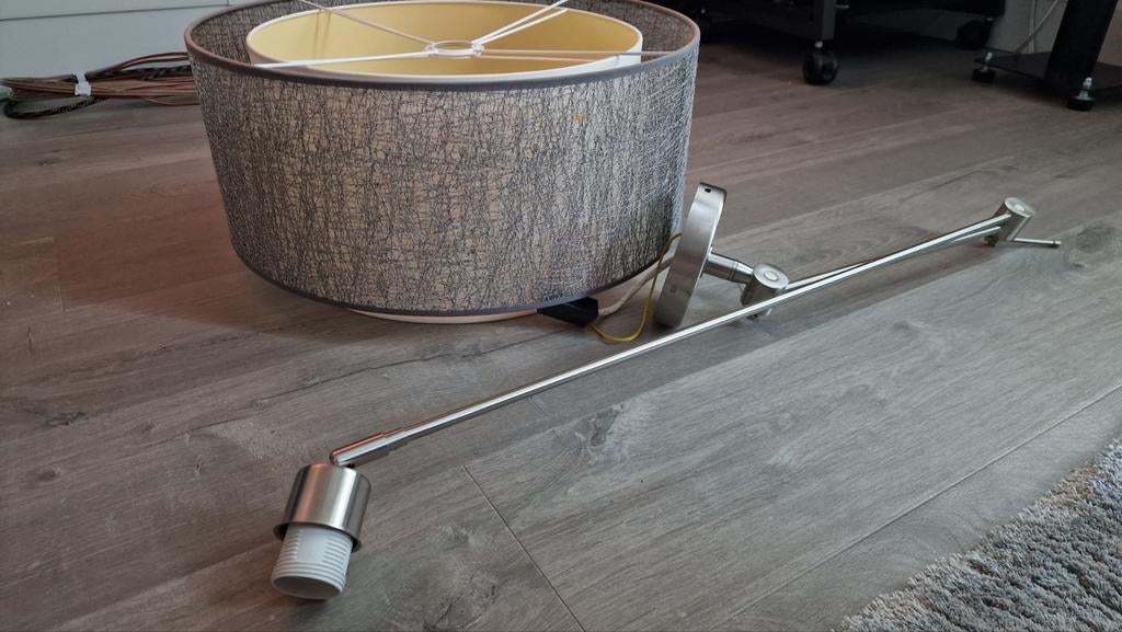Rietveld plafondlamp met verstelbare arm, Huis en Inrichting, Lampen | Plafondlampen, Ophalen, Zo goed als nieuw