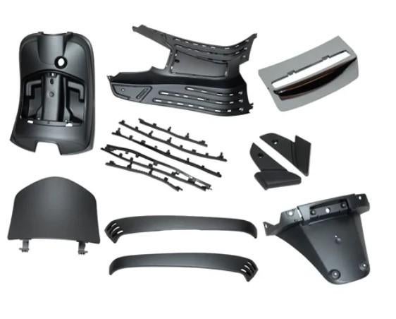 Kappen Set Plaatwerkdelen Vespa Lx Piaggio Mat Grijs 742-B 2, Motoren, Ophalen of Verzenden