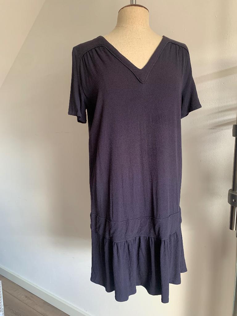 Ba&sh jurk aubergine paars blauw 3 = 38/M - 40/L, Maat 38/40 (M), Verzenden, Paars, Zo goed als nieuw