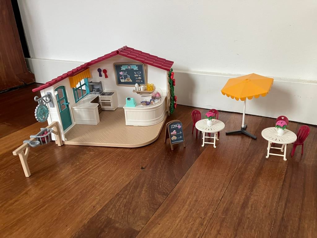 Schleich ruiter café, Ophalen of Verzenden, Gebruikt