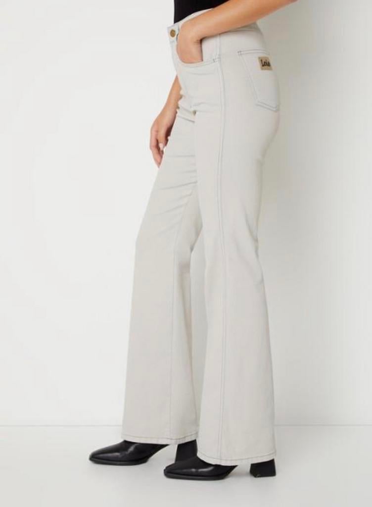 Lois Riley high waist bootcut jeans met gekleurde wassing, Maat 38/40 (M), Blauw, Nieuw, Ophalen of Verzenden