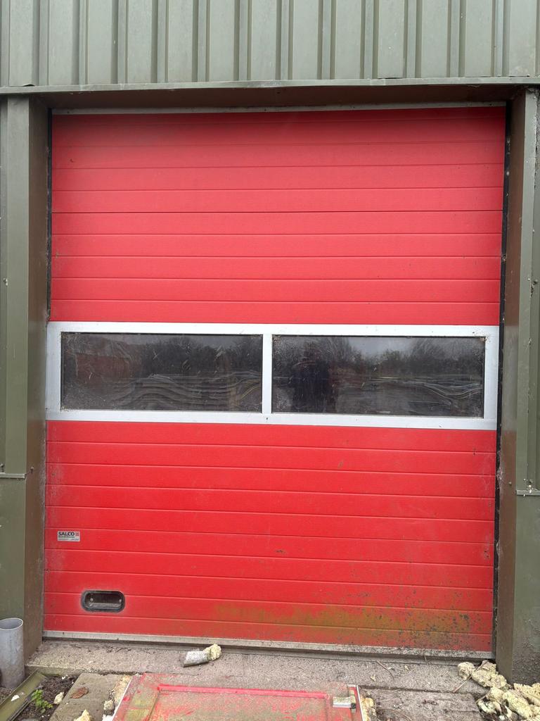 Handbediende overheaddeur garagedeur snelloopdeur deuren, Doe-het-zelf en Verbouw, Deuren en Horren, Gebruikt, Garagedeur, Ophalen of Verzenden