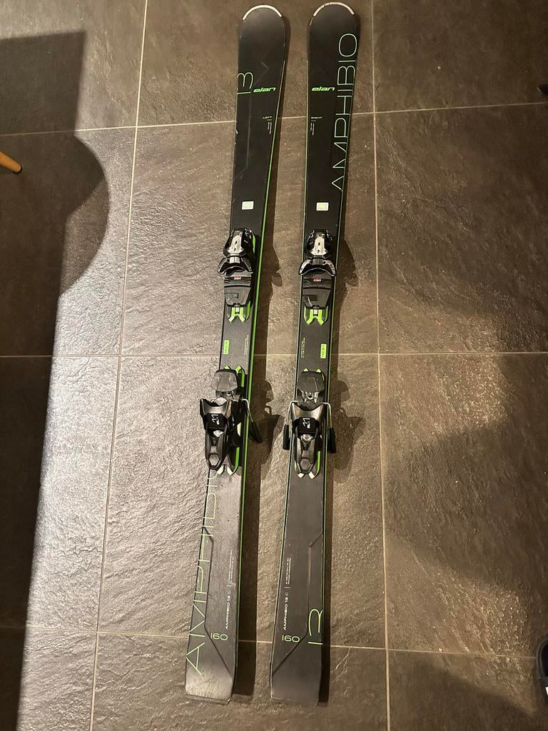 Elan Amphibio 13C Ski's - 160cm - Geslepen & Gewaxt, 140 tot 160 cm, Gebruikt, Carve, Skiën