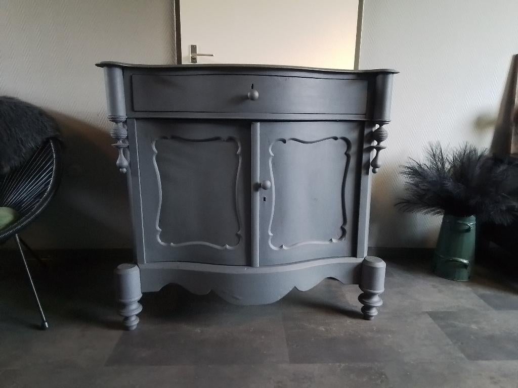 Biedermeier kastje penant ,dressoir, commode, Ophalen, Gebruikt