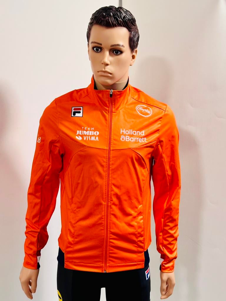 Sportkleding sportjas hardloopjas nederland maat M Fila, Maat 48/50 (M), Oranje, Ophalen of Verzenden, Zo goed als nieuw