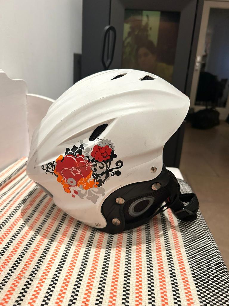 Meisje/dames helm maat S (52-55cm), Sport en Fitness, Skiën en Langlaufen, Overige merken, Gebruikt, Ophalen of Verzenden, Kleding