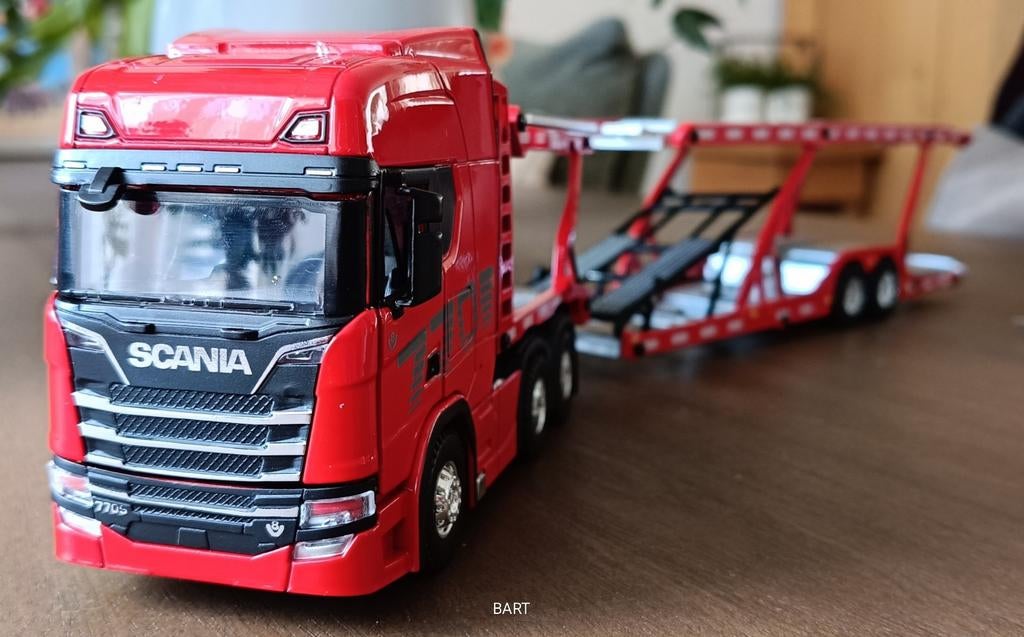 SCANIA V8 770 AUTO TRANSPORTER, Ophalen of Verzenden, Zo goed als nieuw, Bus of Vrachtwagen