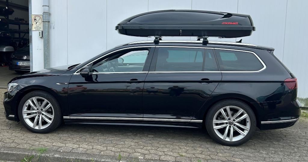 Kamei Husky 620 - Dakkoffer - Black Glossy - 620 Liter, Auto diversen, Dakkoffers, Ophalen of Verzenden, Nieuw