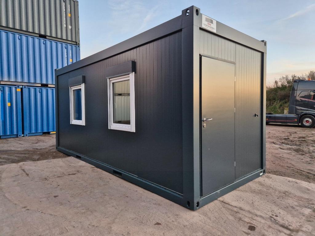 Schaftunit, zeecontainer 20ft RAL 7016 antraciet, Ophalen of Verzenden