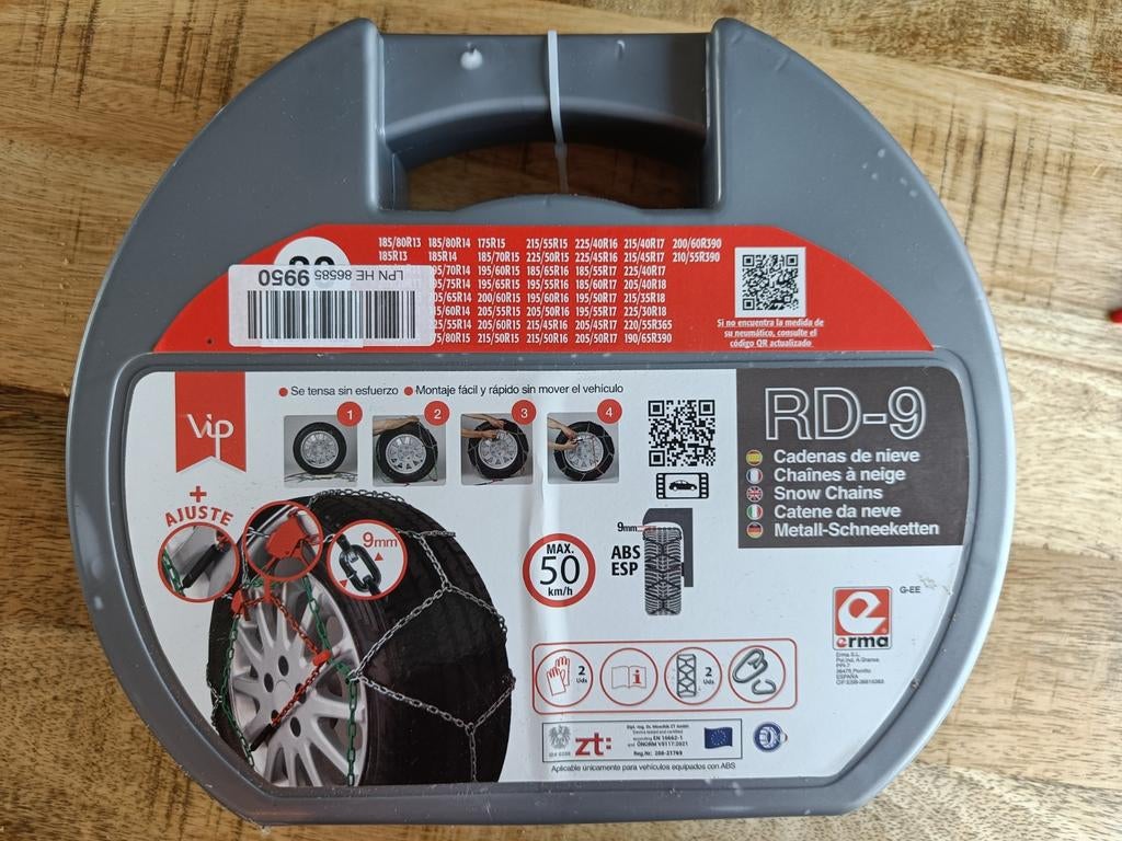 Nieuwe sneeuwkettingen RD-9, Ophalen, Nieuw