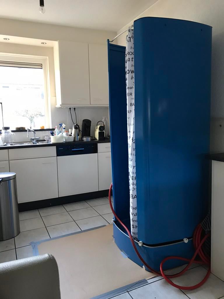 Mobiele nooddouche, tijdelijke douchecabine, zorgdouche, Ophalen, Gebruikt