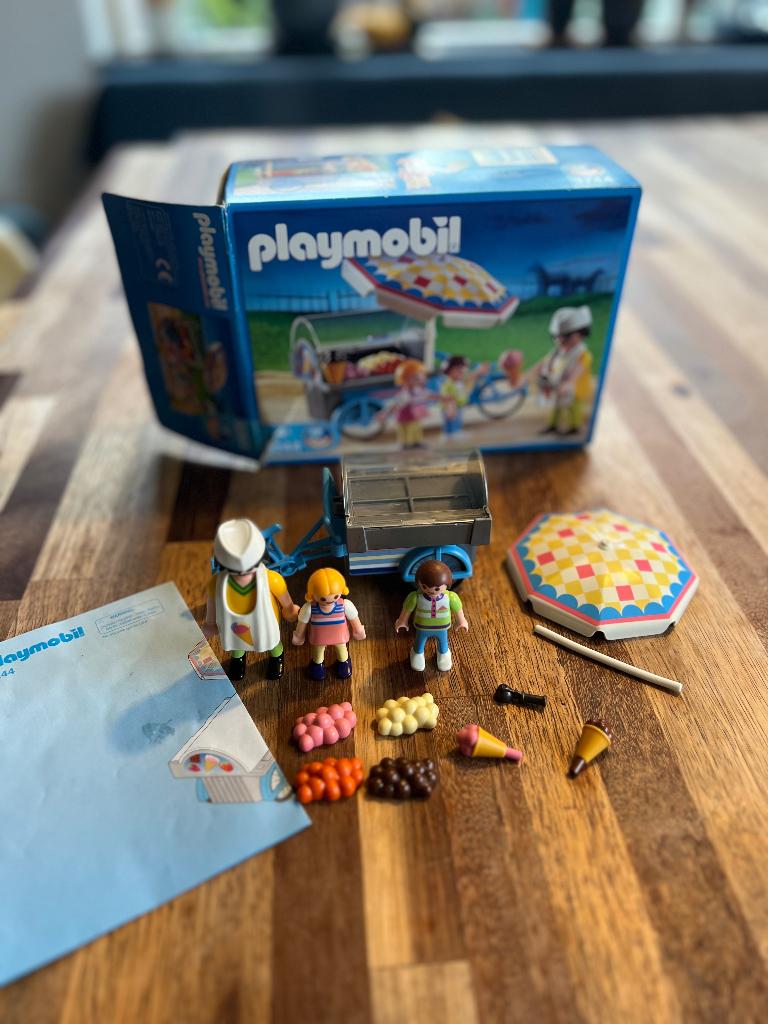 Playmobiel - Ijsjesverkoper - 3244, Ophalen of Verzenden, Gebruikt, Complete set