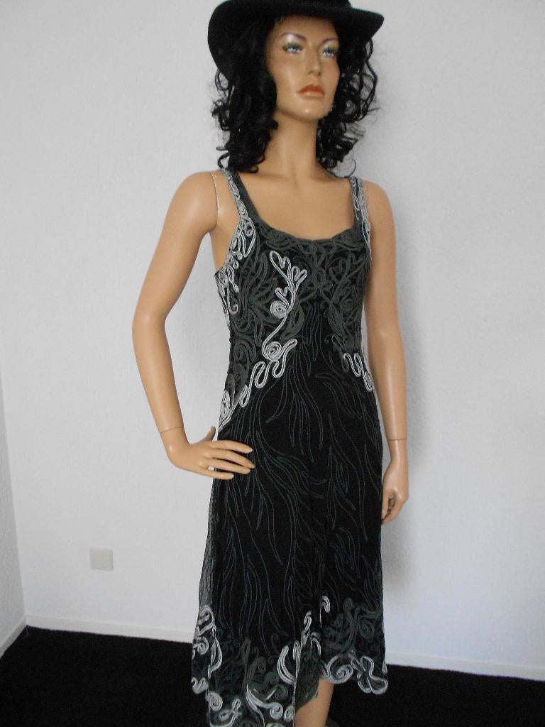 Hunza als nieuw jurk feestelijk chique stijlvol M 36 38, Kleding | Dames, Jurken, Maat 38/40 (M), Verzenden, Zwart, Zo goed als nieuw