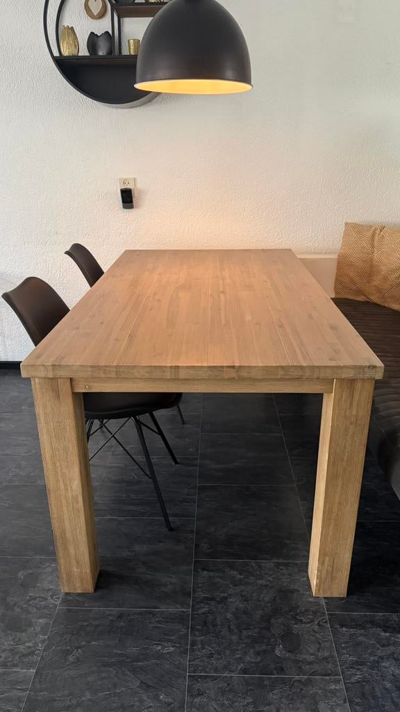 Eettafel, Ophalen, Gebruikt, Eikenhout, 50 tot 100 cm