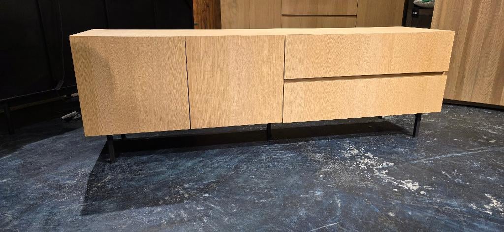 TV-Meubel Tom Eikenhout – 170cm, 150 tot 200 cm, Jarameubeloutlet@hotmail.com, Ophalen of Verzenden, Minder dan 100 cm