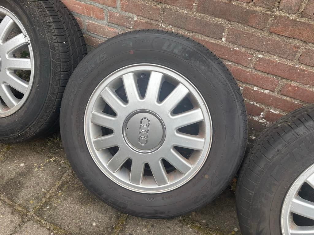 Audi A3 Lichtmetalen Velgen met Banden, Auto diversen, Ophalen of Verzenden, Gebruikt