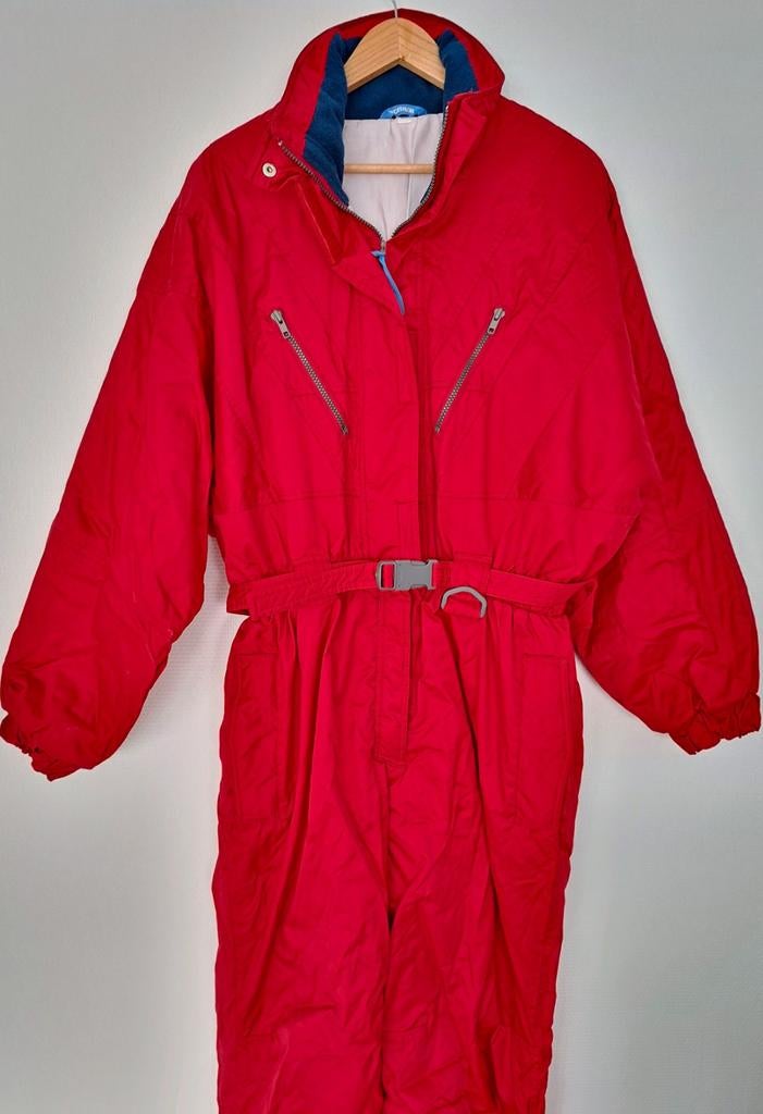 Vintage skipak 44/XXL retro fout après-ski carnaval klunen, Overige merken, 160 tot 180 cm, Ophalen of Verzenden, Zo goed als nieuw