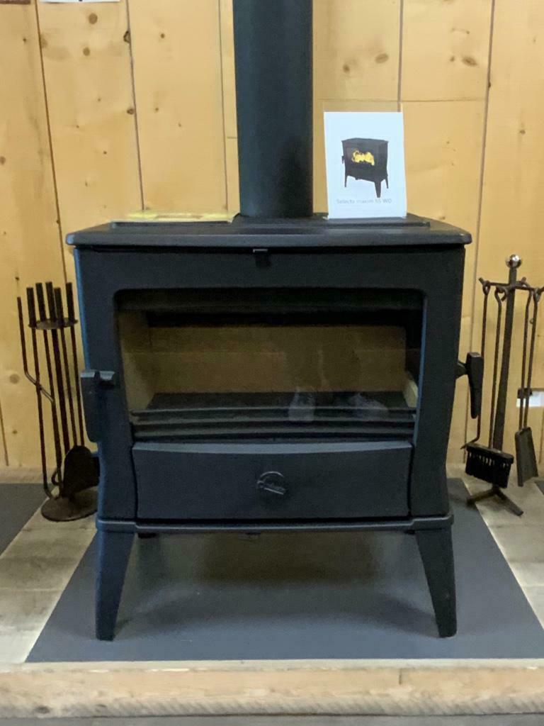 Houtkachel Selecta Maxim 45WD showroom model!, Ophalen, Vrijstaand, Hout, Nieuw