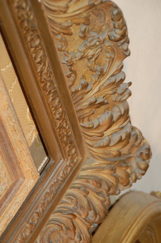Antieke Monumentale vergulde schilderij lijst, Minder dan 50 cm, Ophalen of Verzenden, Zo goed als nieuw, Minder dan 50 cm