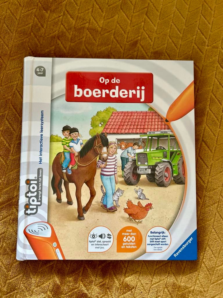 Tiptoi Boek Op de Boerderij, Boeken, Ophalen of Verzenden, Gelezen, Non-fictie
