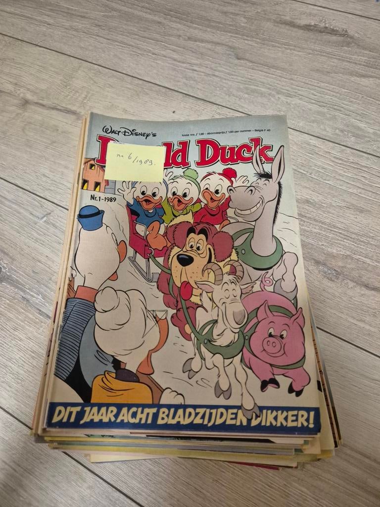 Donald Duck 1989, Complete serie of reeks, Ophalen of Verzenden, Gelezen
