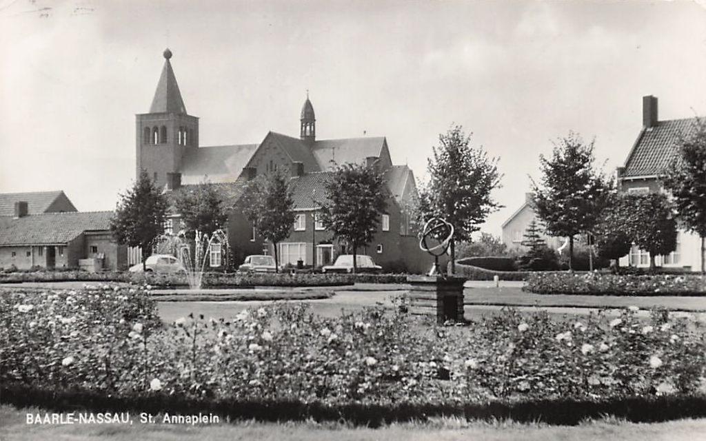 AM207 Baarle Nassau St. Annaplein 1967, Verzenden, 1960 tot 1980, Gelopen, Noord-Brabant