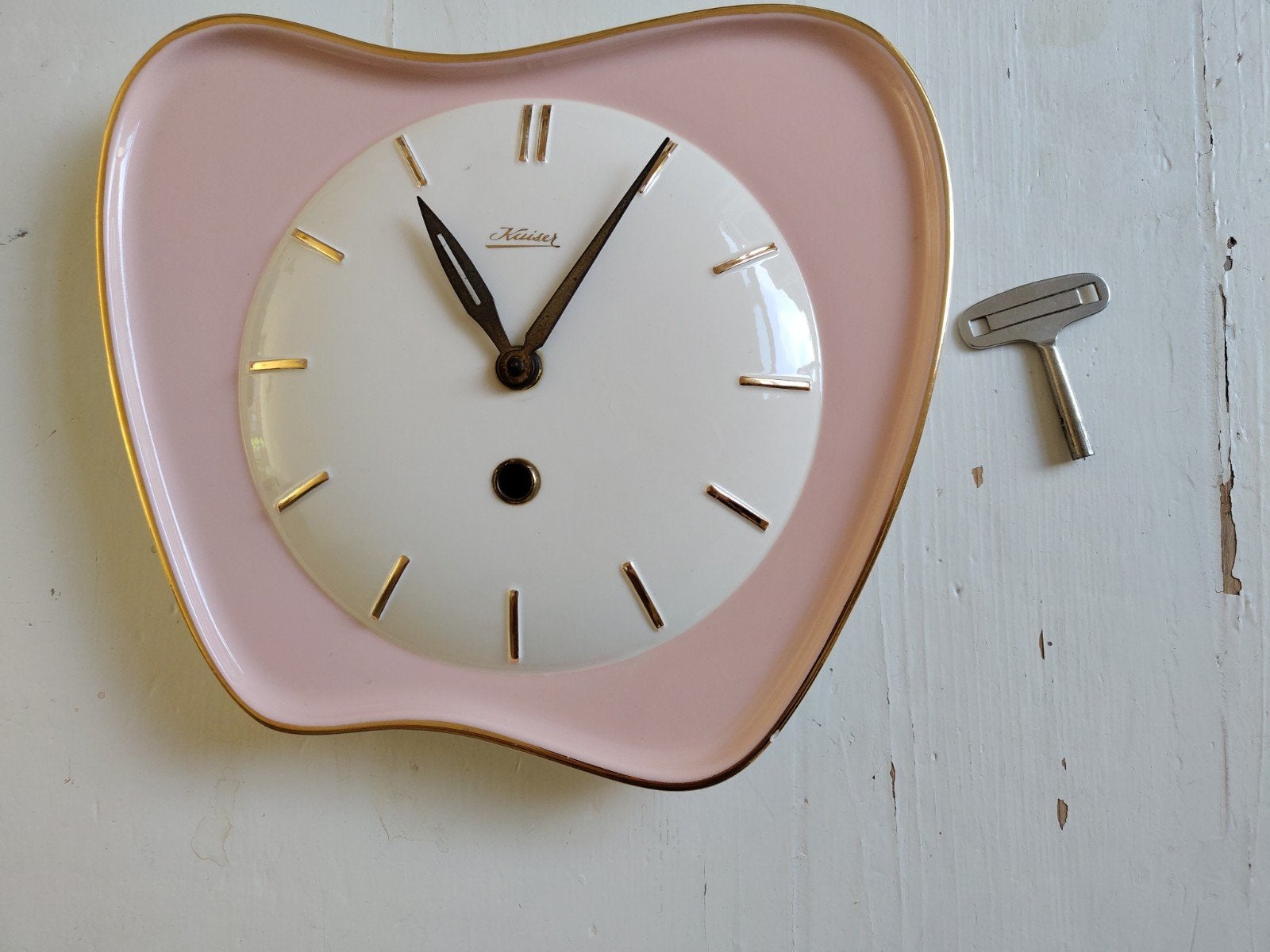 Oude keukenklok Kuiser, Antiek en Kunst, Antiek | Klokken, Ophalen of Verzenden