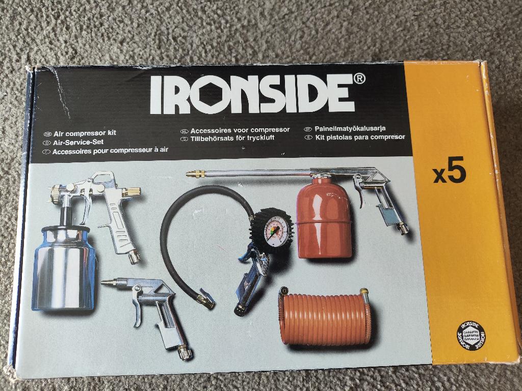 Ironside COMPRESSORKIT 5DLG (Bandenpomp ontbreekt), Auto diversen, Autogereedschap, Ophalen of Verzenden, Nieuw